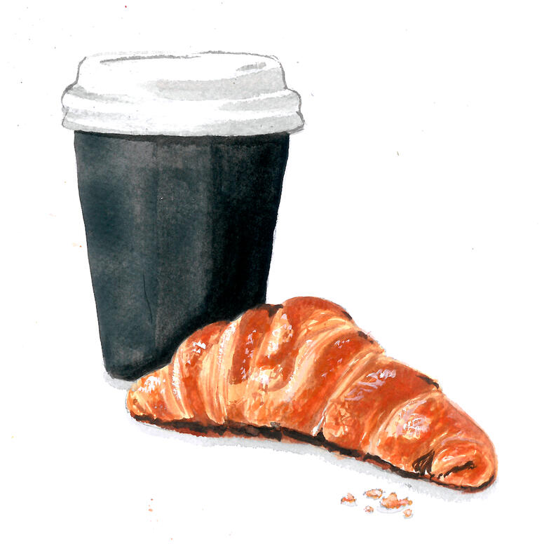 Croissant - Illustration - 2023